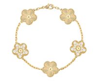 Gold and diamond bracelet 1