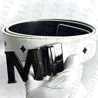 #3 White + gun color buckle