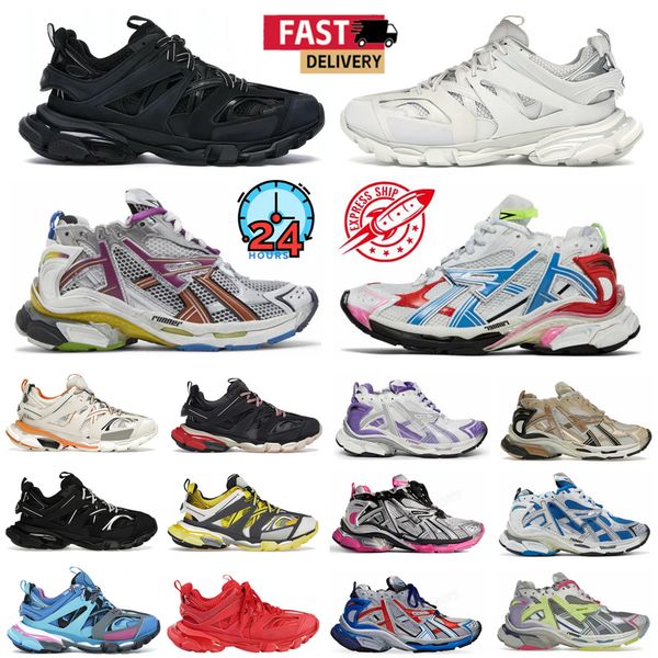 Desinger Casual Shoes Runner 7 7.0 Track Led Sneaker Tracks 3 3.0 Platform Sneakers Luxury Paris Gomma Leather Trainer Extraordinary Mens Women Trainers Size 35-46