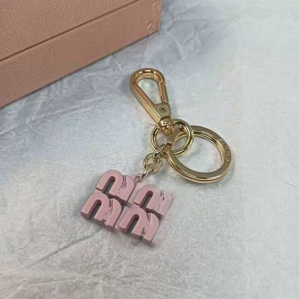 Women Men Lover Keychain Designer Keychain Wallet Key Chain Hang Bag Charm Keyring Keychains hang Leather Designers Women Men Coin Purse Alloy Pendant Key Ring